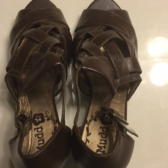 MUDD cage style ankle strap high heels SZ 8M - Picture 5 of 5